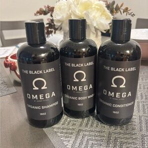 Omega Black Label Hair and Body Care Set
